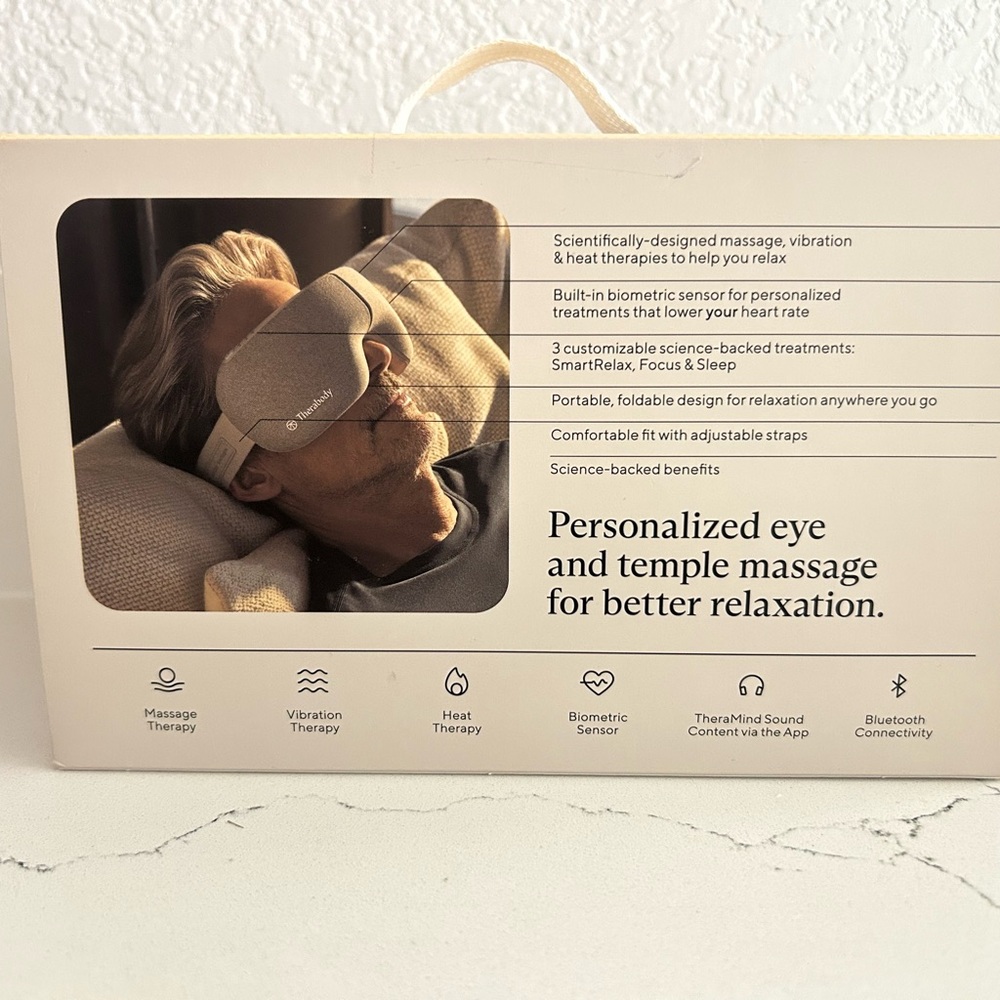 Therabody SmartGoggles Gray VR Eye Mask (New with Box, never opened) - Picture 7 of 8